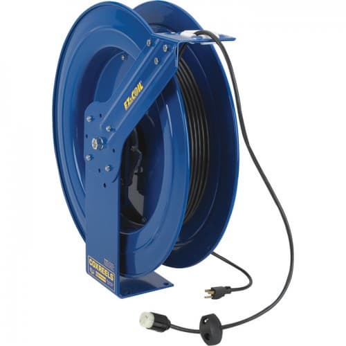 Coxreels EZ_Coil Safety Series Power Cord Reel _ 100 Ft__ 12